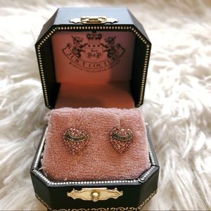Pink Heart Juicy Couture Earring Studs